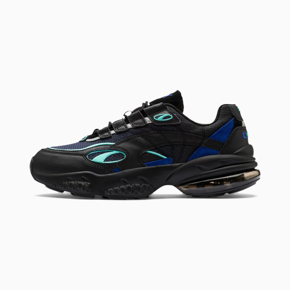 Puma CELL Venom Alert Férfi Sportcipő - Fekete/Kék ( Hungary - KZUAG3284 )